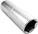 AERZETIX - Vaso para bujía de encendido - Profundo/extendido/largo - 1/2x16mm - para atornillar/trinquete manual/neumático - Cuerpo cilíndrico -...